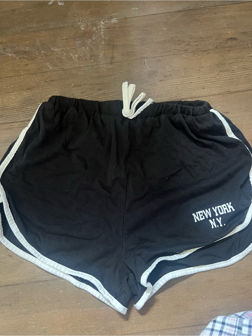 Black New York N.Y. kids Athletic Shorts